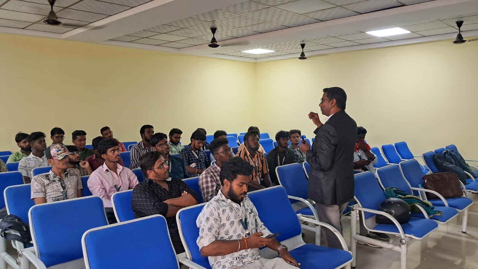 Workshop participants engaged in discussion